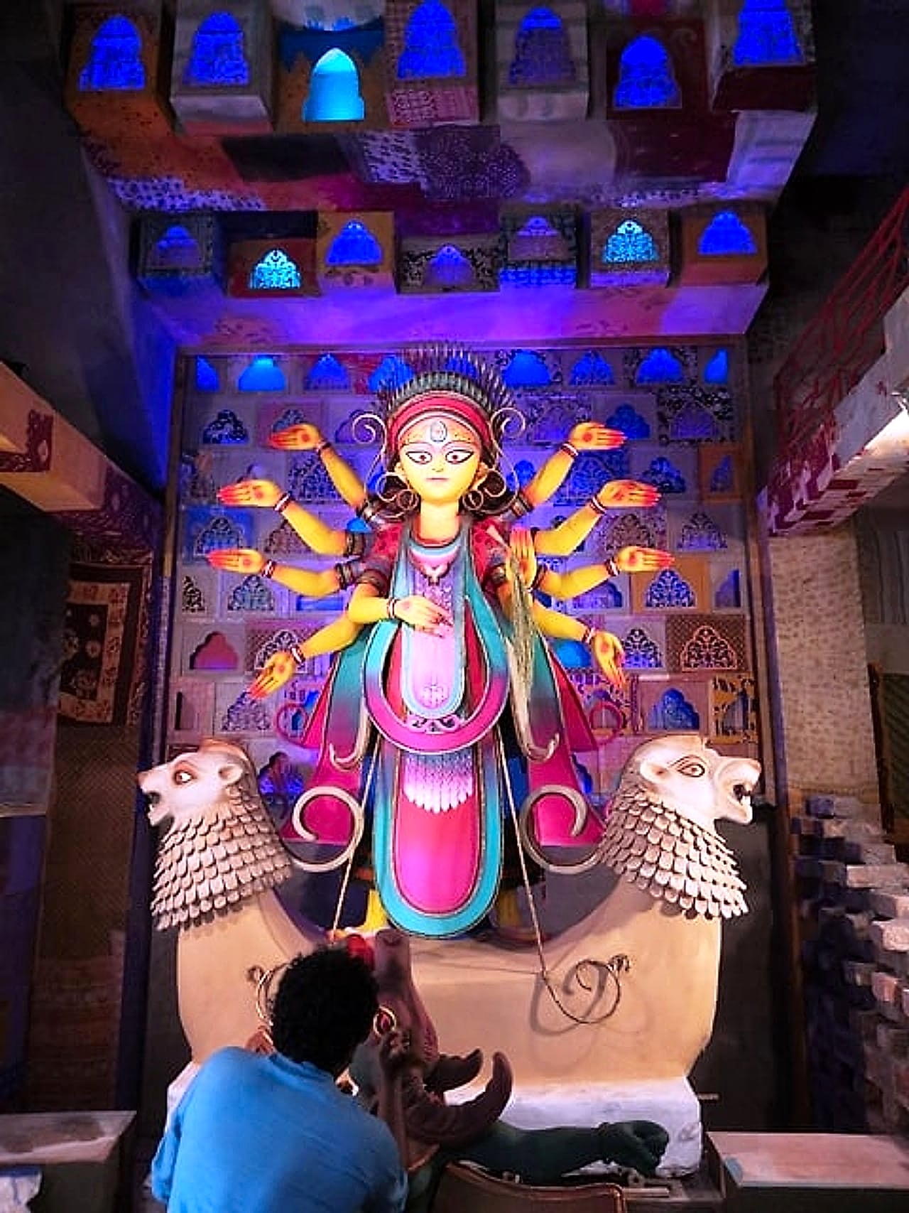 Tala Barowari Durgotsab Kolkata